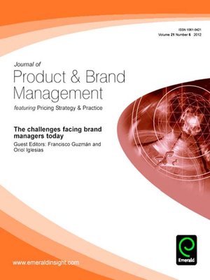 cover image of Journal of Product & Brand Management, Volume 21, Issue 6